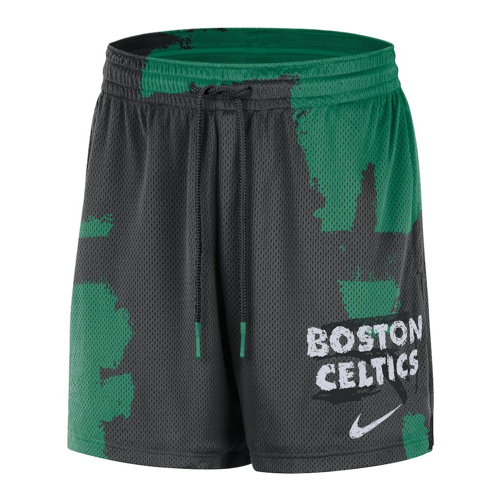 Boston Celtics Courtside Club Dri-FIT Practice Shorts Black/Kelly Green