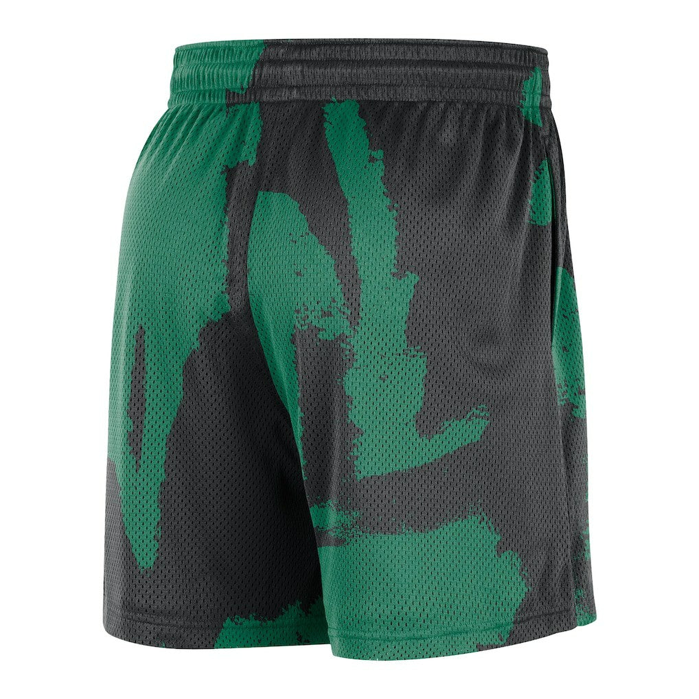 Boston Celtics Courtside Club Dri-FIT Practice Shorts Black/Kelly Green