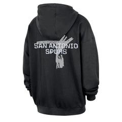 San Antonio Spurs Courtside Club Premium Hoodie Black