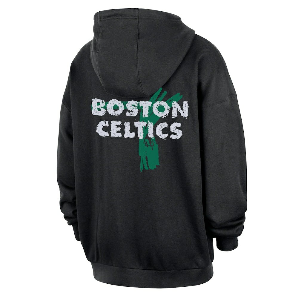 Boston Celtics Courtside Club Premium Hoodie Black