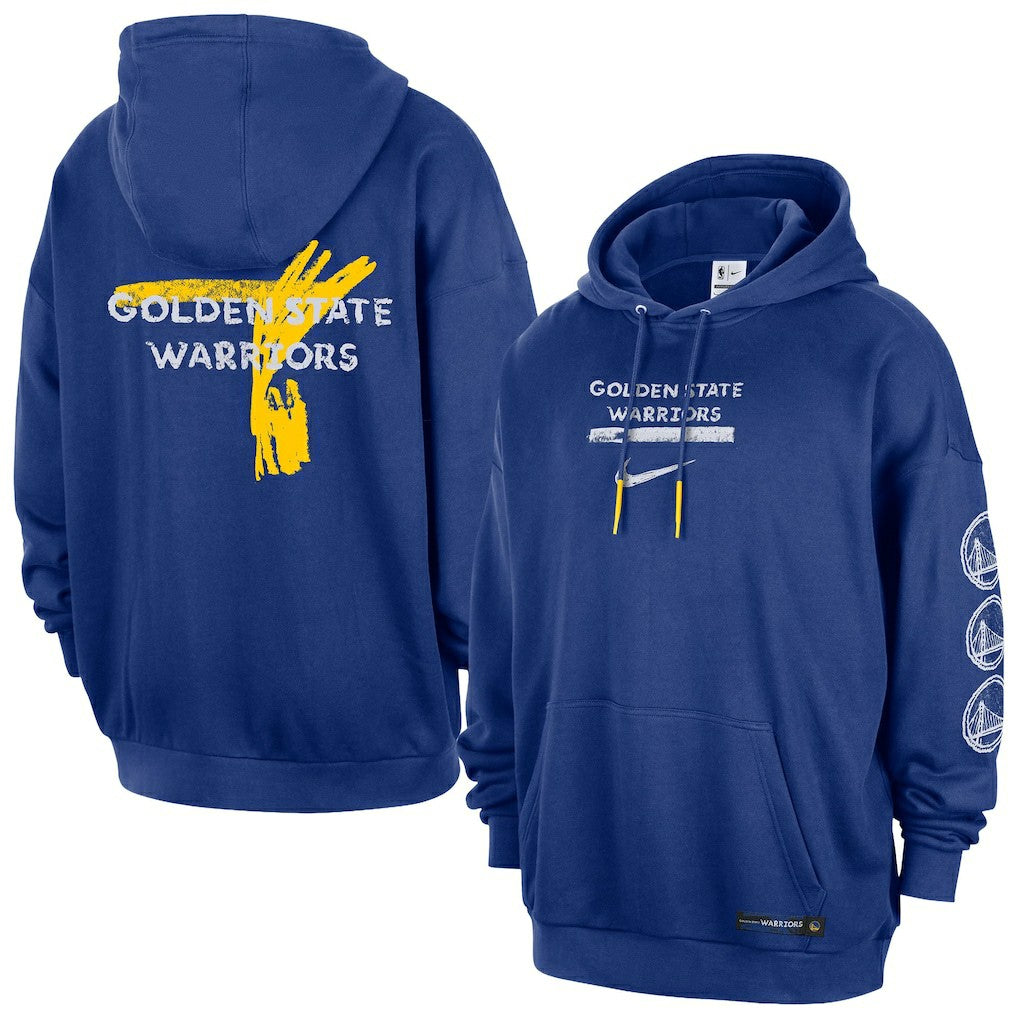 Golden State Warriors Courtside Club Premium Hoodie Royal