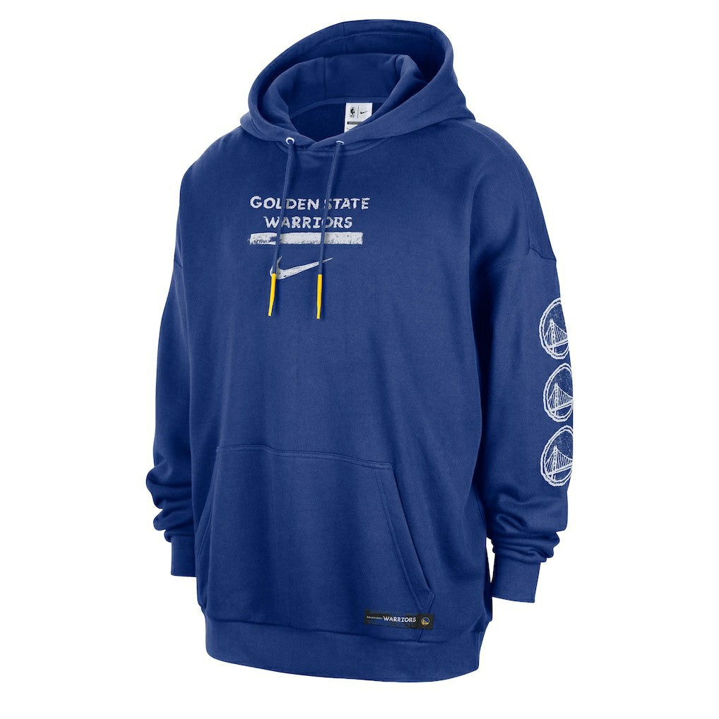 Golden State Warriors Courtside Club Premium Hoodie Royal