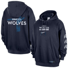 Minnesota Timberwolves Courtside Club Premium Hoodie Navy
