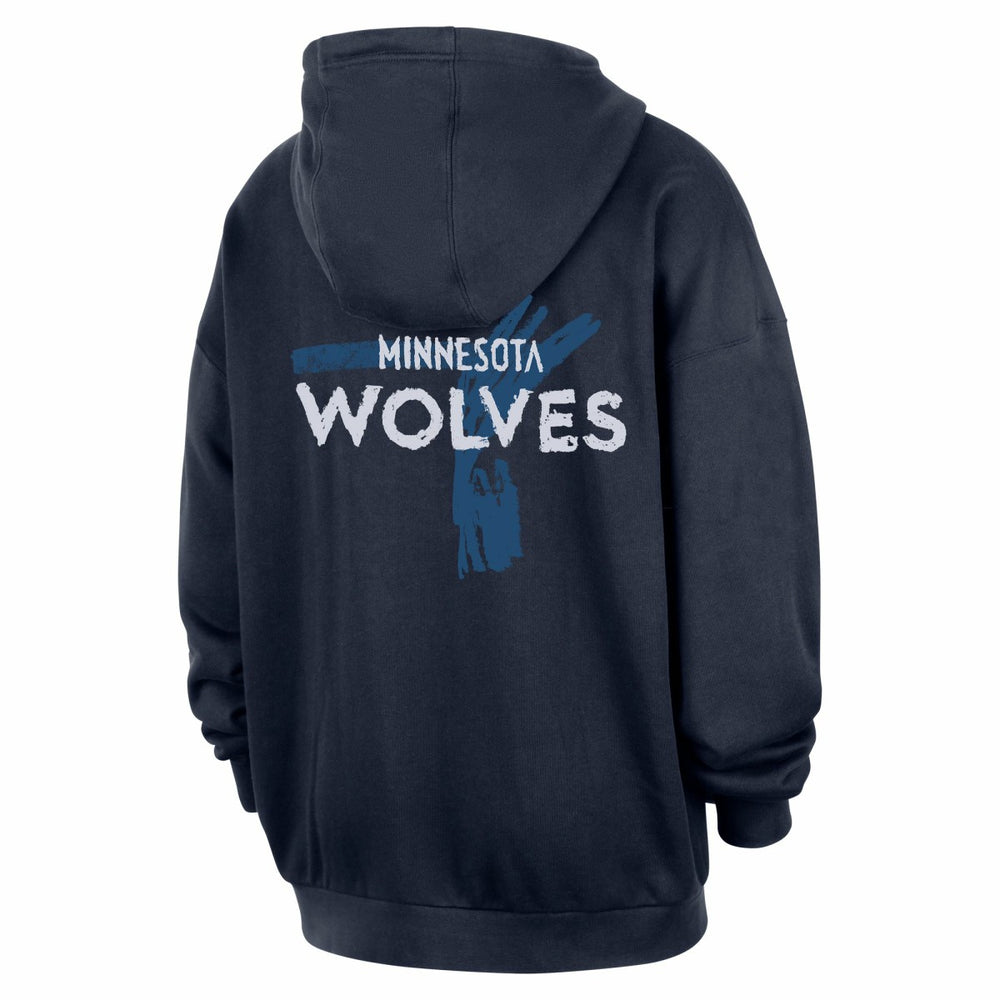 Minnesota Timberwolves Courtside Club Premium Hoodie Navy