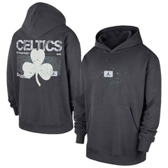 Boston Celtics Jordan Brand Statement Jumpman Flight Premiere Hoodie Anthracite