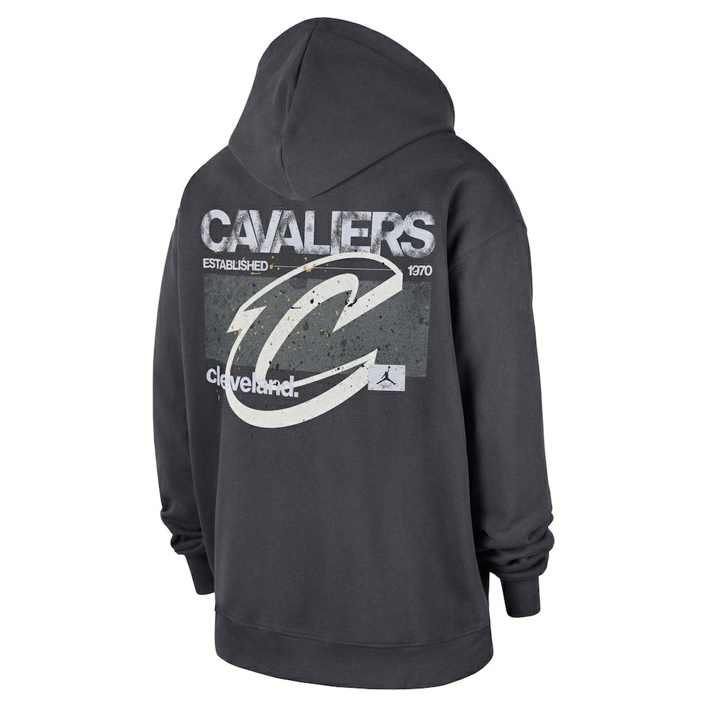 Cleveland Cavaliers Jordan Brand Statement Jumpman Flight Premiere Hoodie Anthracite