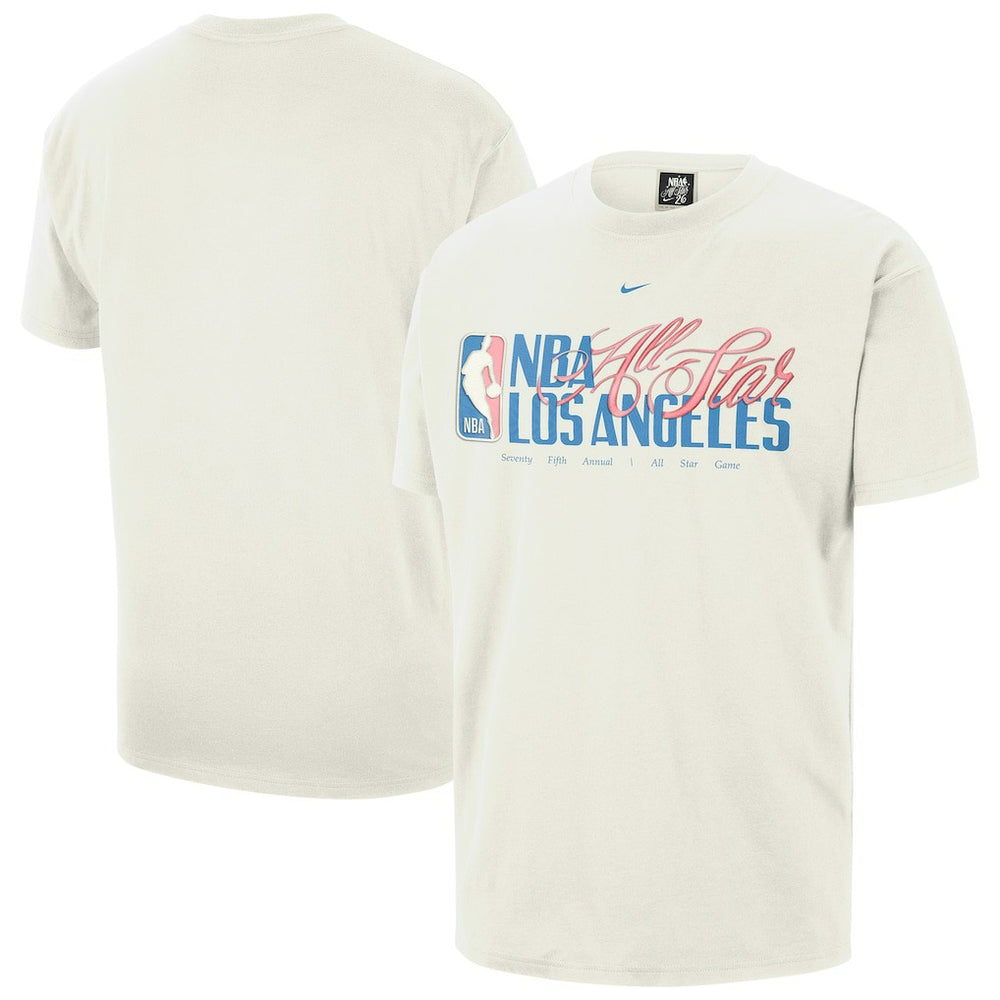 2026 NBA All-Star Game Max90 Wordmark T-Shirt Cream