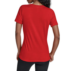 Tampa Bay Buccaneers Starter Women's Throwback Groovy Script V-Neck T-Shirt Red