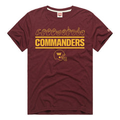Washington Commanders Homage Unisex NFL ASL Collection by Love Sign Tri-Blend T-Shirt Burgundy