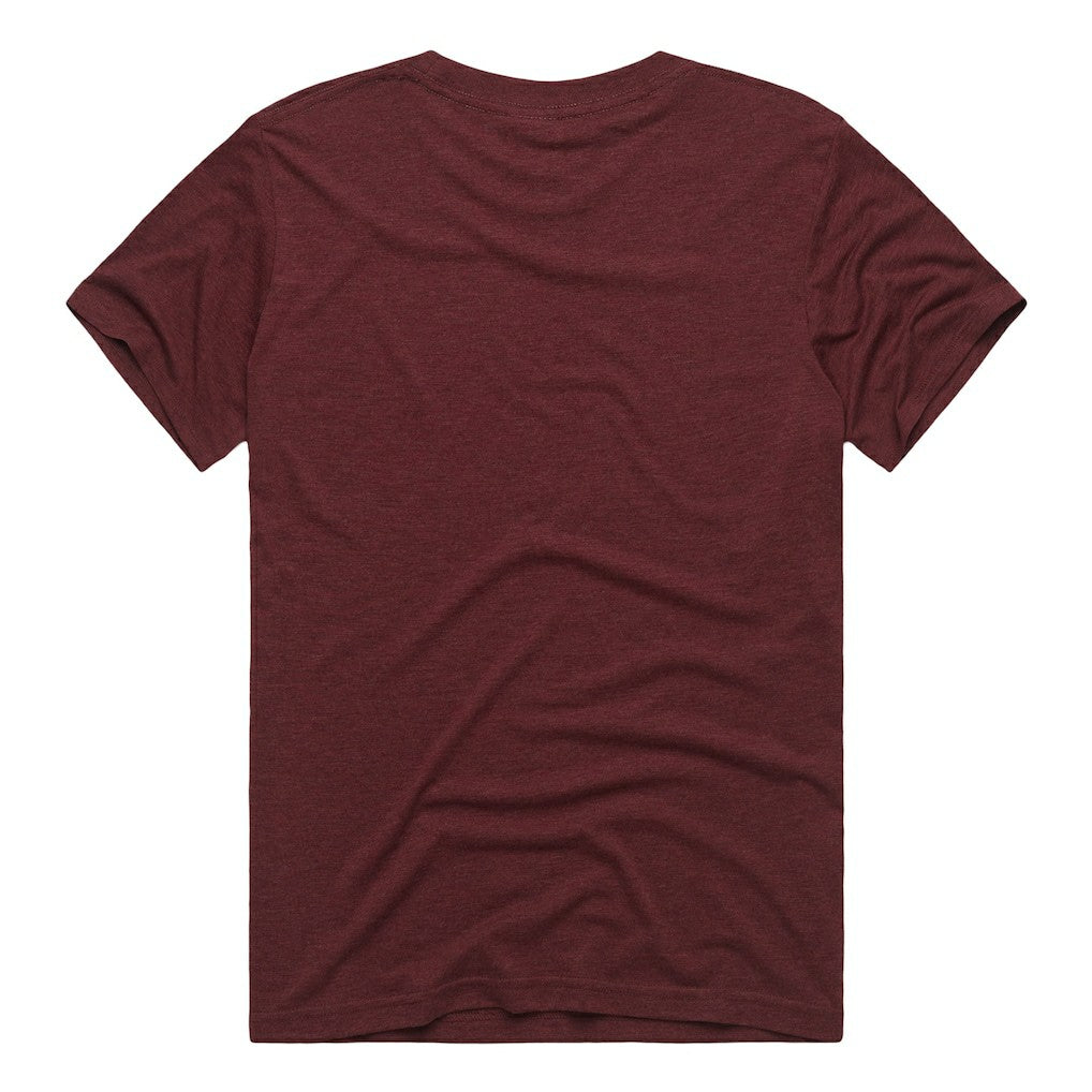 Washington Commanders Homage Unisex NFL ASL Collection by Love Sign Tri-Blend T-Shirt Burgundy