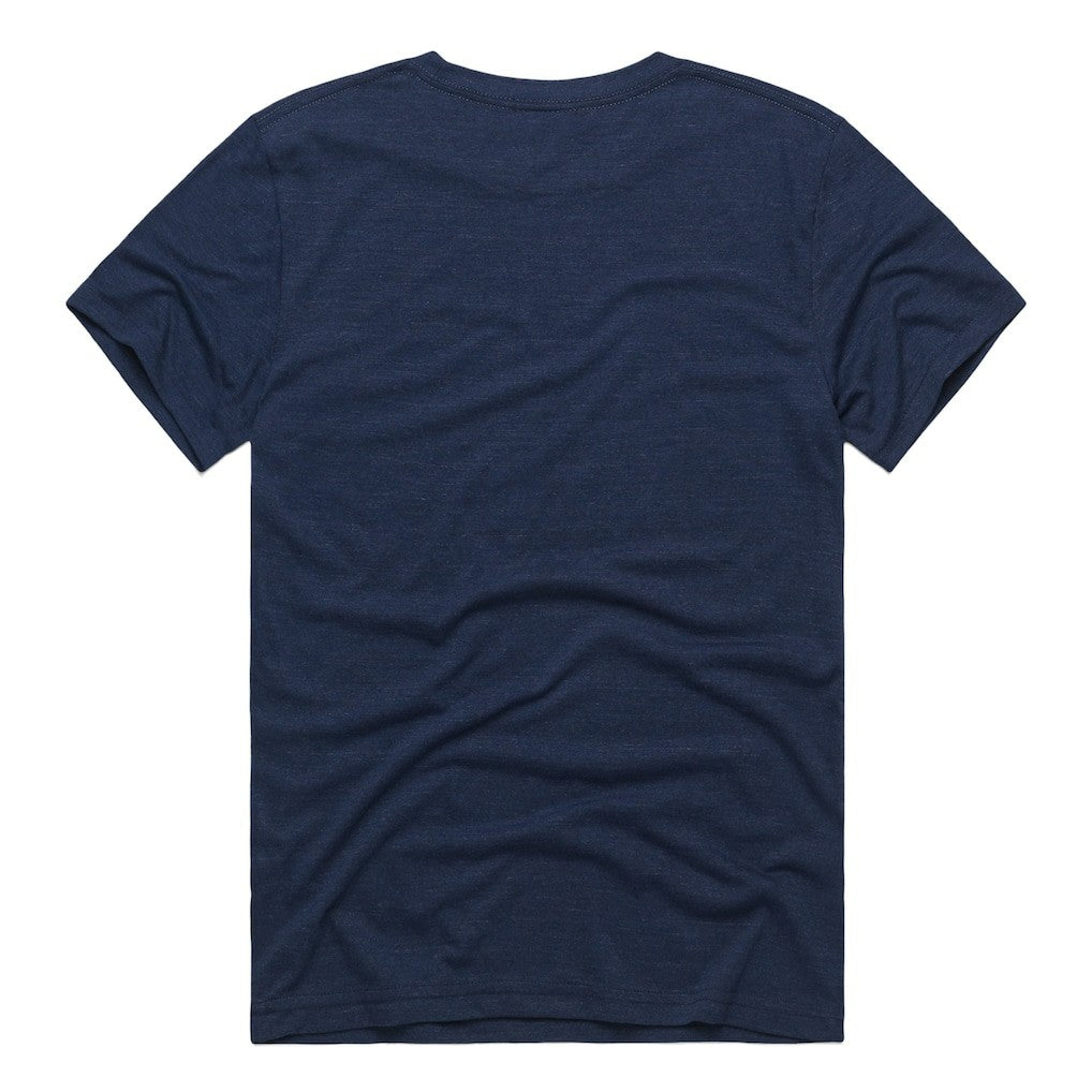 Dallas Cowboys Homage Unisex NFL ASL Collection by Love Sign Tri-Blend T-Shirt Navy