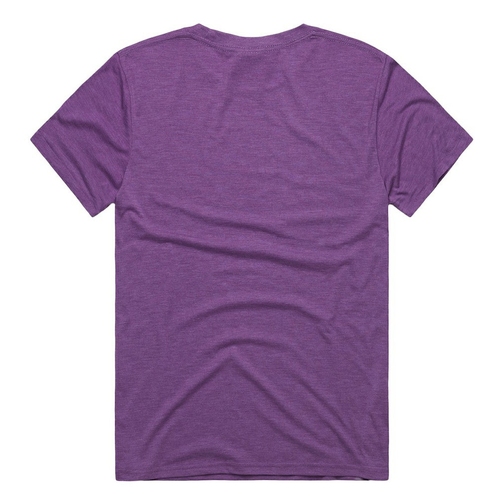Minnesota Vikings Homage Unisex NFL ASL Collection by Love Sign Tri-Blend T-Shirt Purple