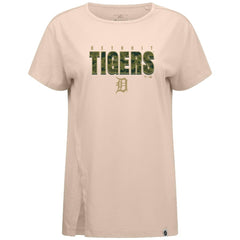 Detroit Tigers Levelwear Women's Influx Protect W T-Shirt - Khaki T-shirts