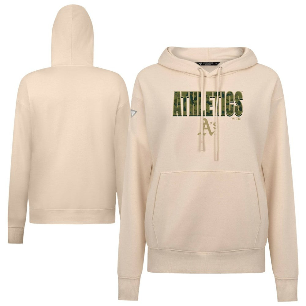 Athletics Levelwear Women's Adorn Protect W Pullover Hoodie - Khaki Hoodies