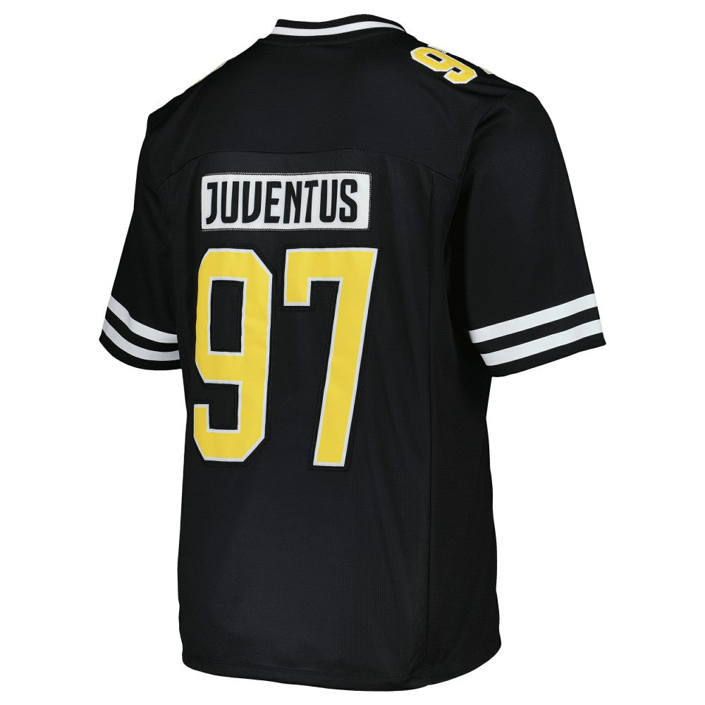Juventus Collegiate American Football Foundation Fashion Jersey Black