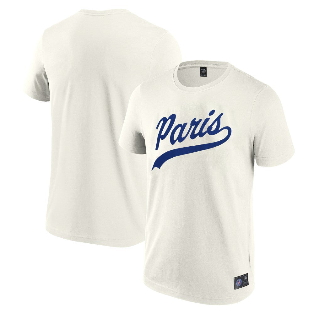 Paris Saint-Germain Collegiate T-Shirt Cream shop