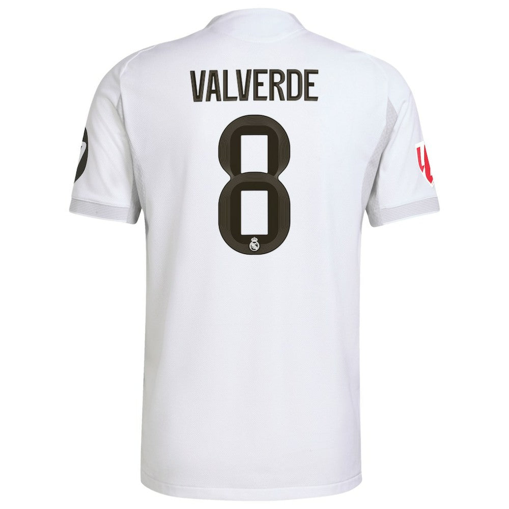 Federico Valverde Real Madrid 2025/26 Home Jersey White
