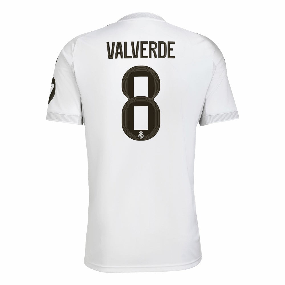 Federico Valverde Real Madrid 2025/26 Home Replica Jersey White shop
