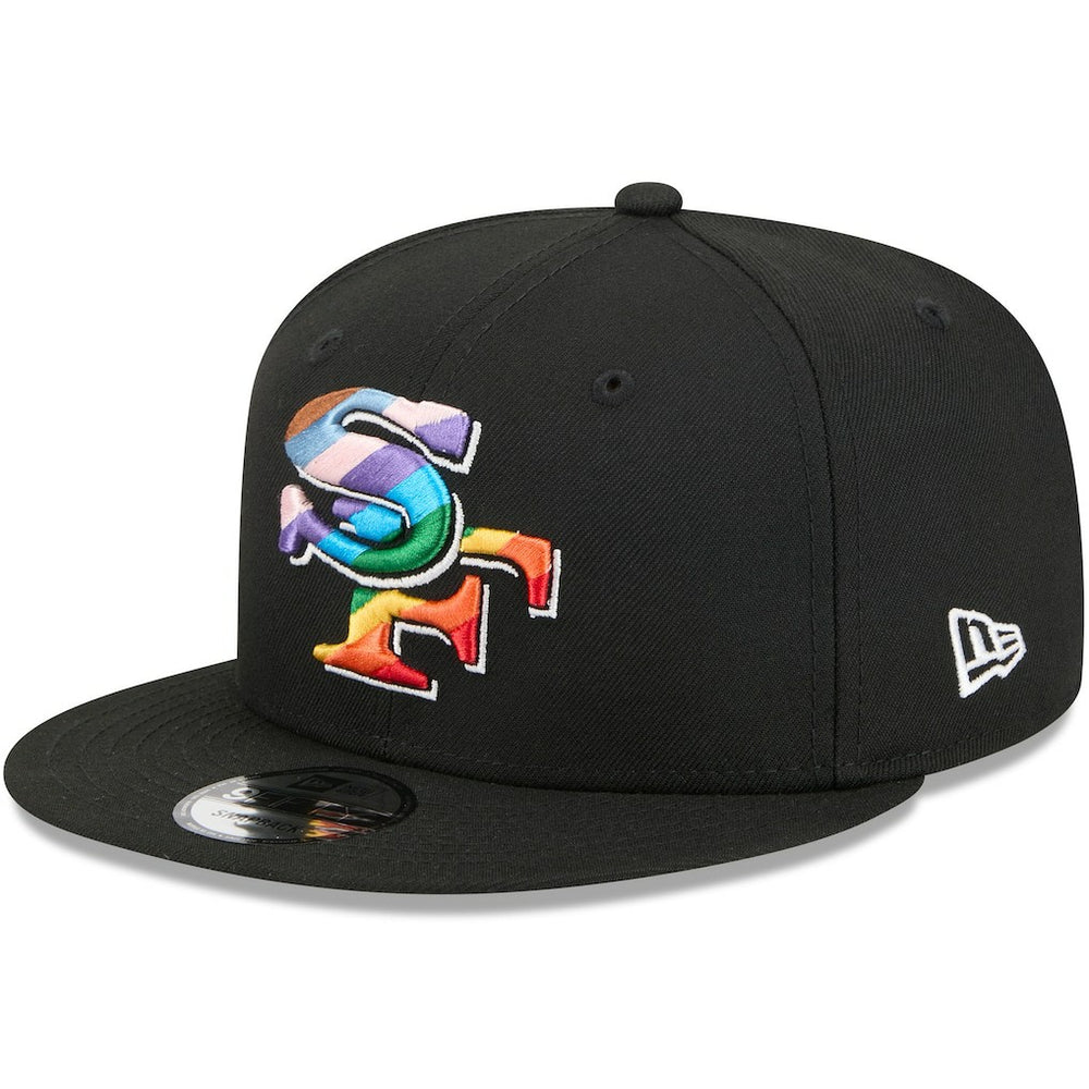 San Francisco 49ers New Era Pride 9FIFTY Snapback Hat Black