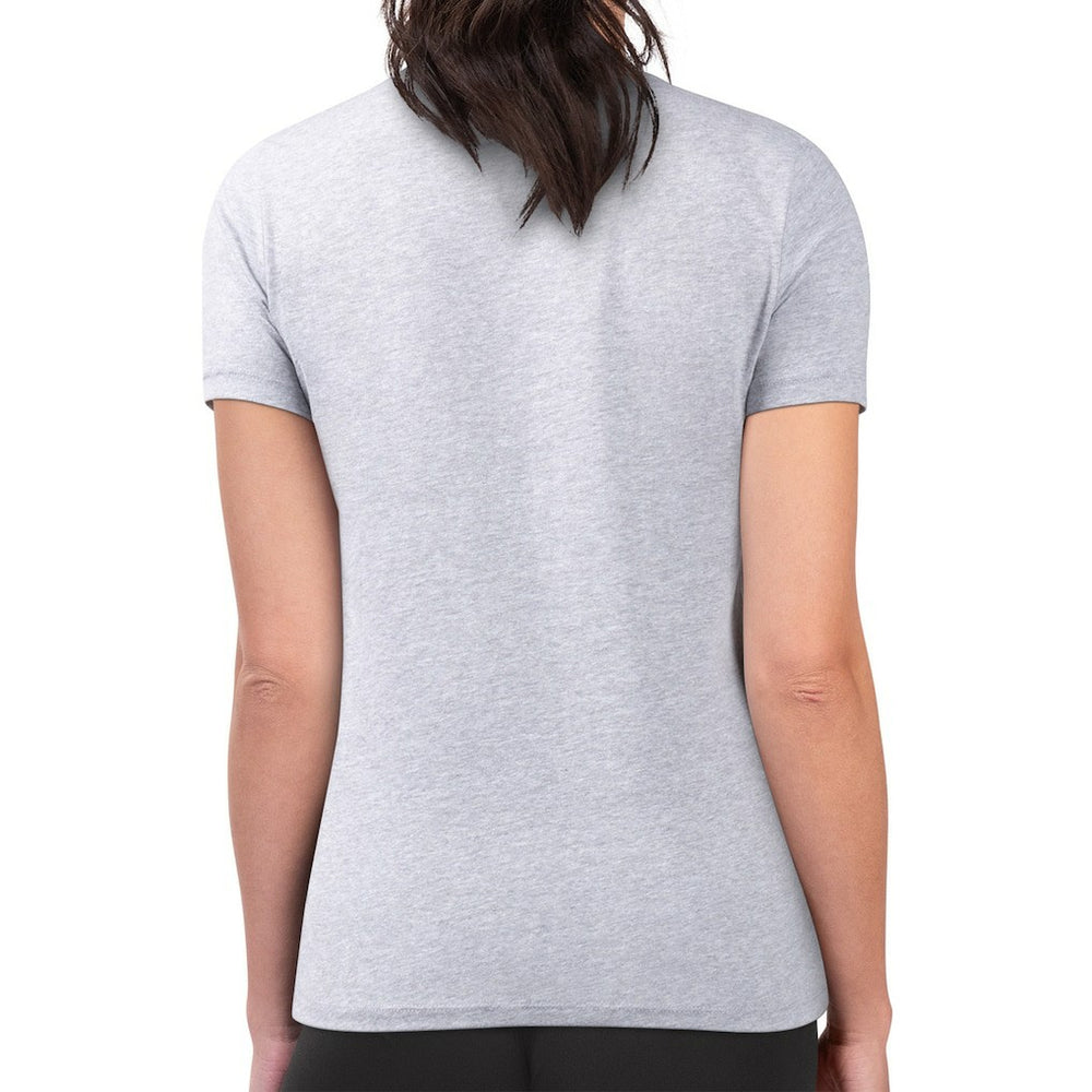 Dallas Cowboys G-III 4Her by Carl Banks Women's Super-Slim Fit Lightweight Shadow Logo T-Shirt Gray