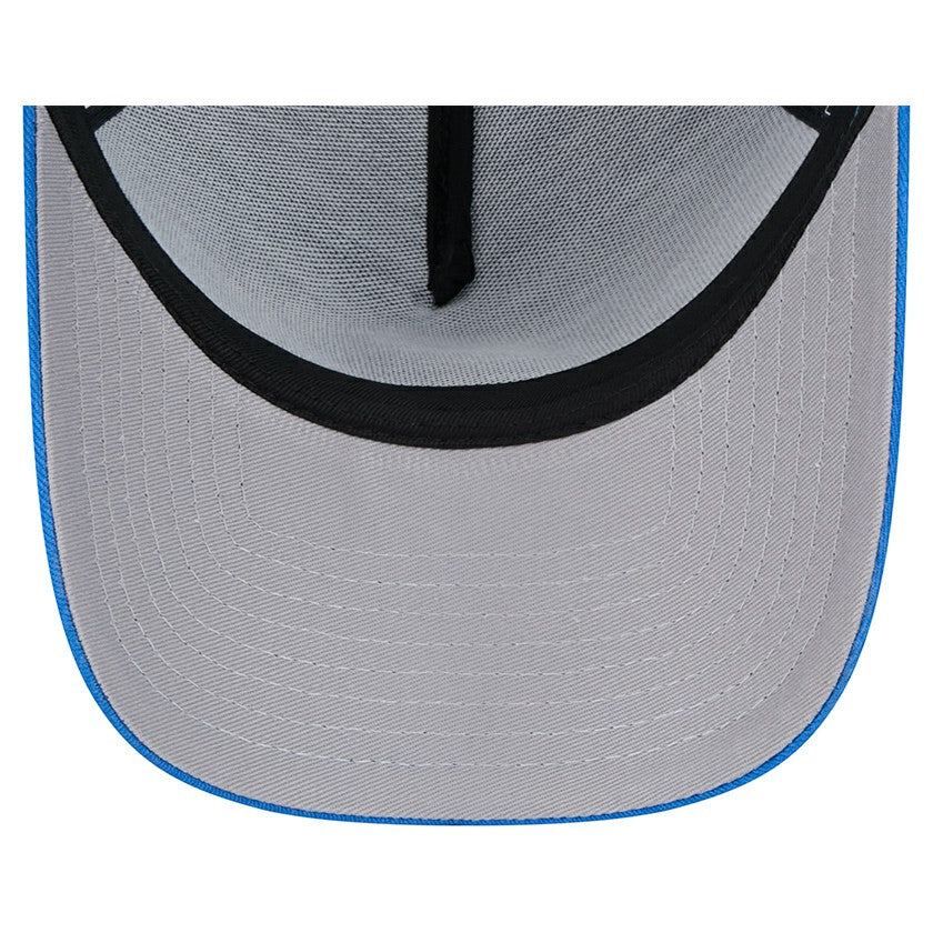 Oklahoma City Thunder Core Logo Foam Front A-Frame 9FORTY Adjustable Trucker Hat Blue