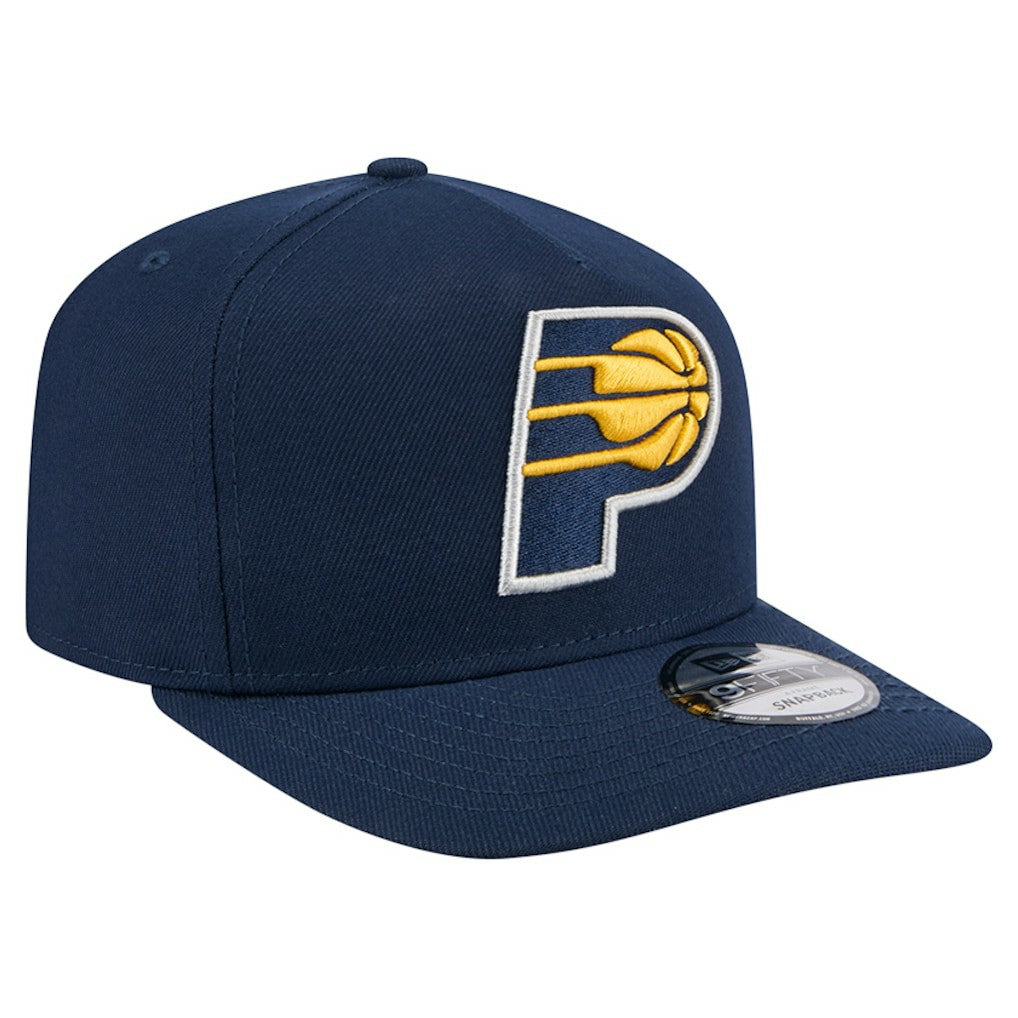 Indiana Pacers Core Logo A-Frame 9FIFTY Snapback Hat Navy