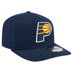 Indiana Pacers Core Logo A-Frame 9FIFTY Snapback Hat Navy