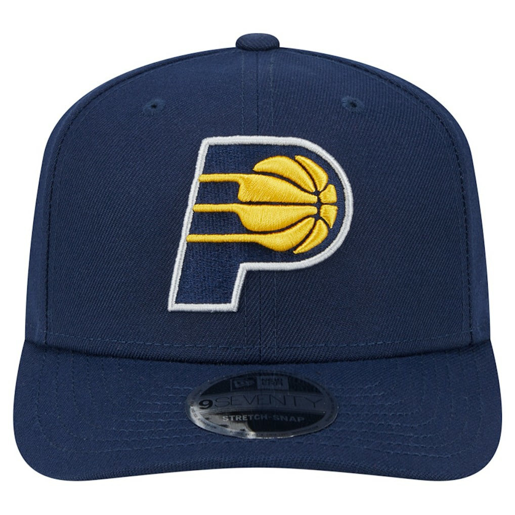 Indiana Pacers Core Logo 9SEVENTY Stretch-Snap Hat Navy