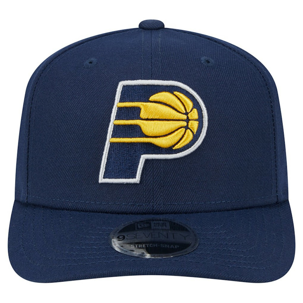 Indiana Pacers Core Logo 9SEVENTY Stretch-Snap Hat Navy