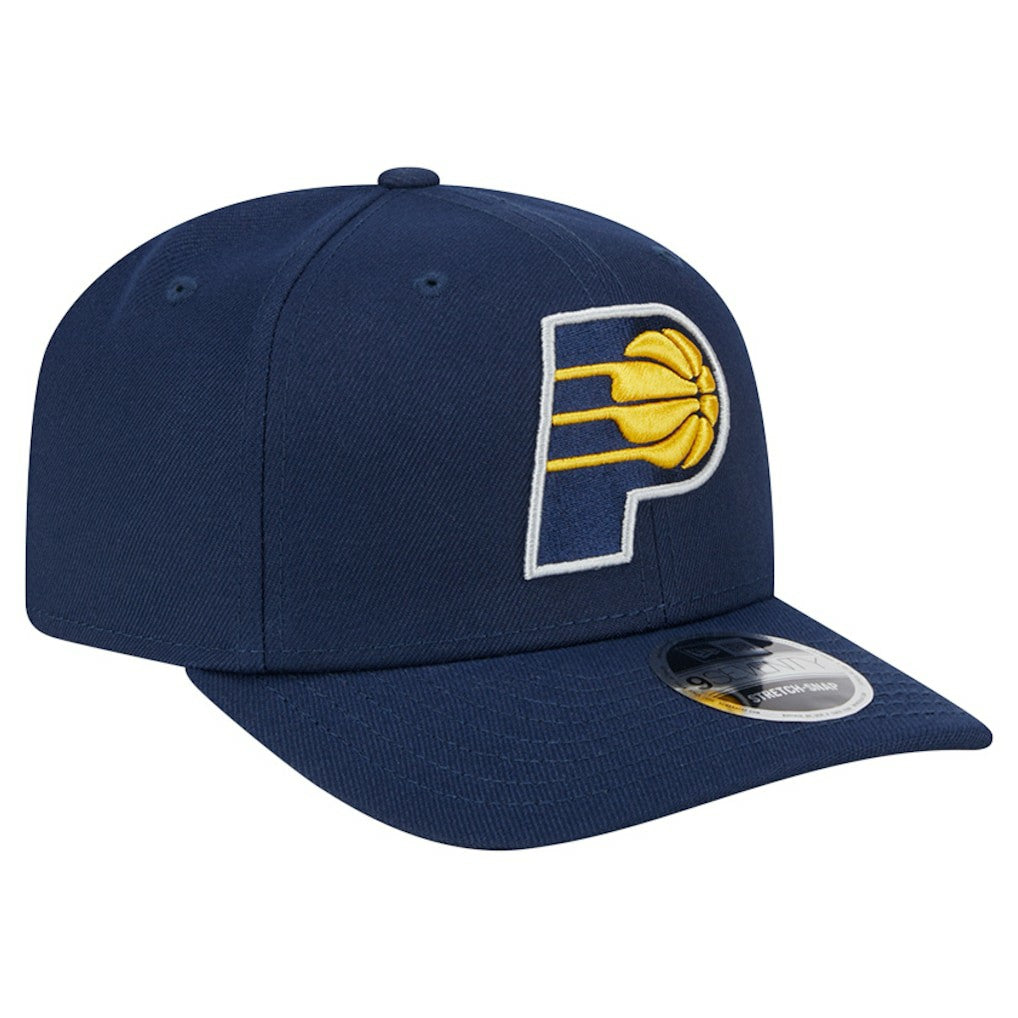 Indiana Pacers Core Logo 9SEVENTY Stretch-Snap Hat Navy