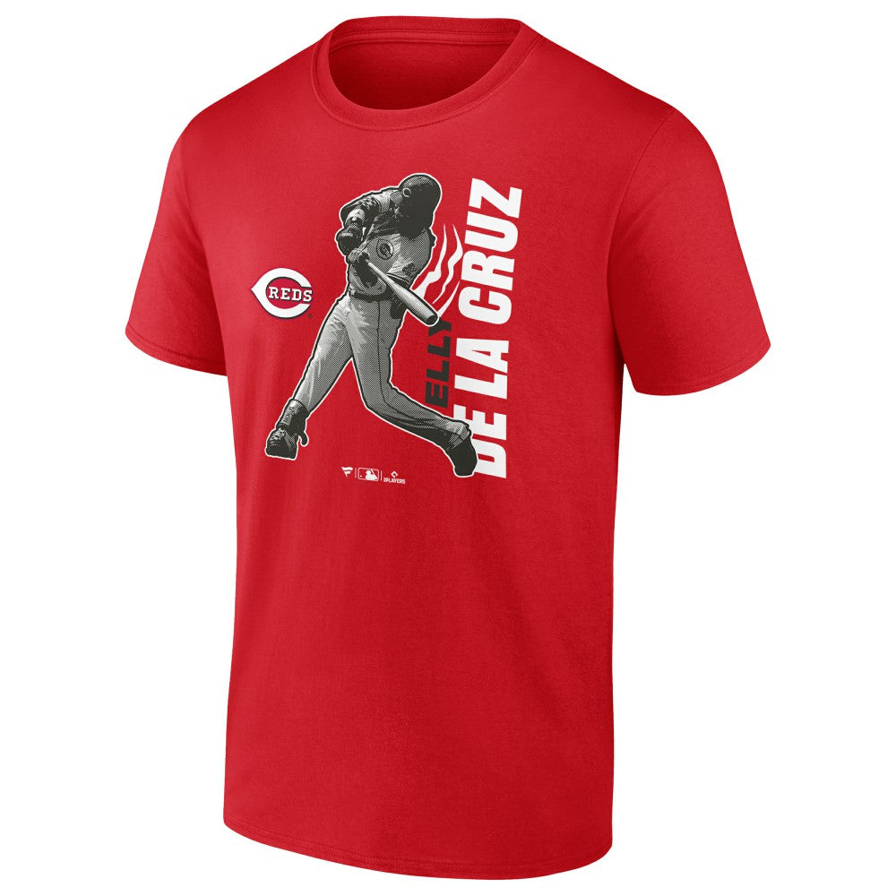 Elly De La Cruz Cincinnati Reds Player Graphic T-Shirt - Red T-shirts
