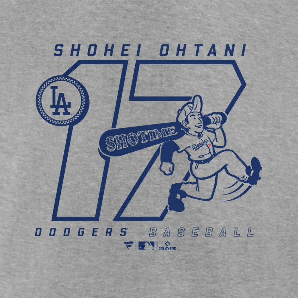 Shohei Ohtani Los Angeles Dodgers Player Graphic T-Shirt - Heather Gray T-shirts