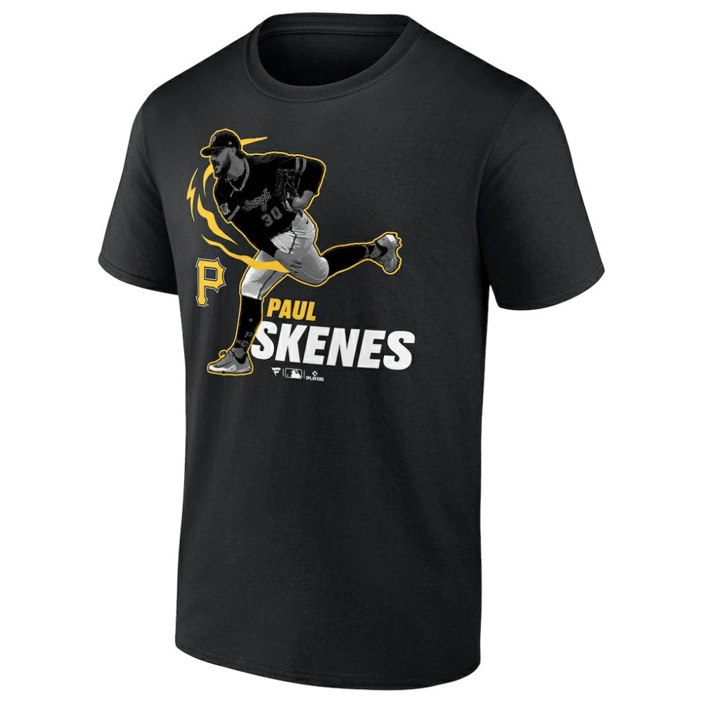 Paul Skenes Pittsburgh Pirates Player Graphic T-Shirt - Black T-shirts