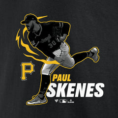 Paul Skenes Pittsburgh Pirates Player Graphic T-Shirt - Black T-shirts