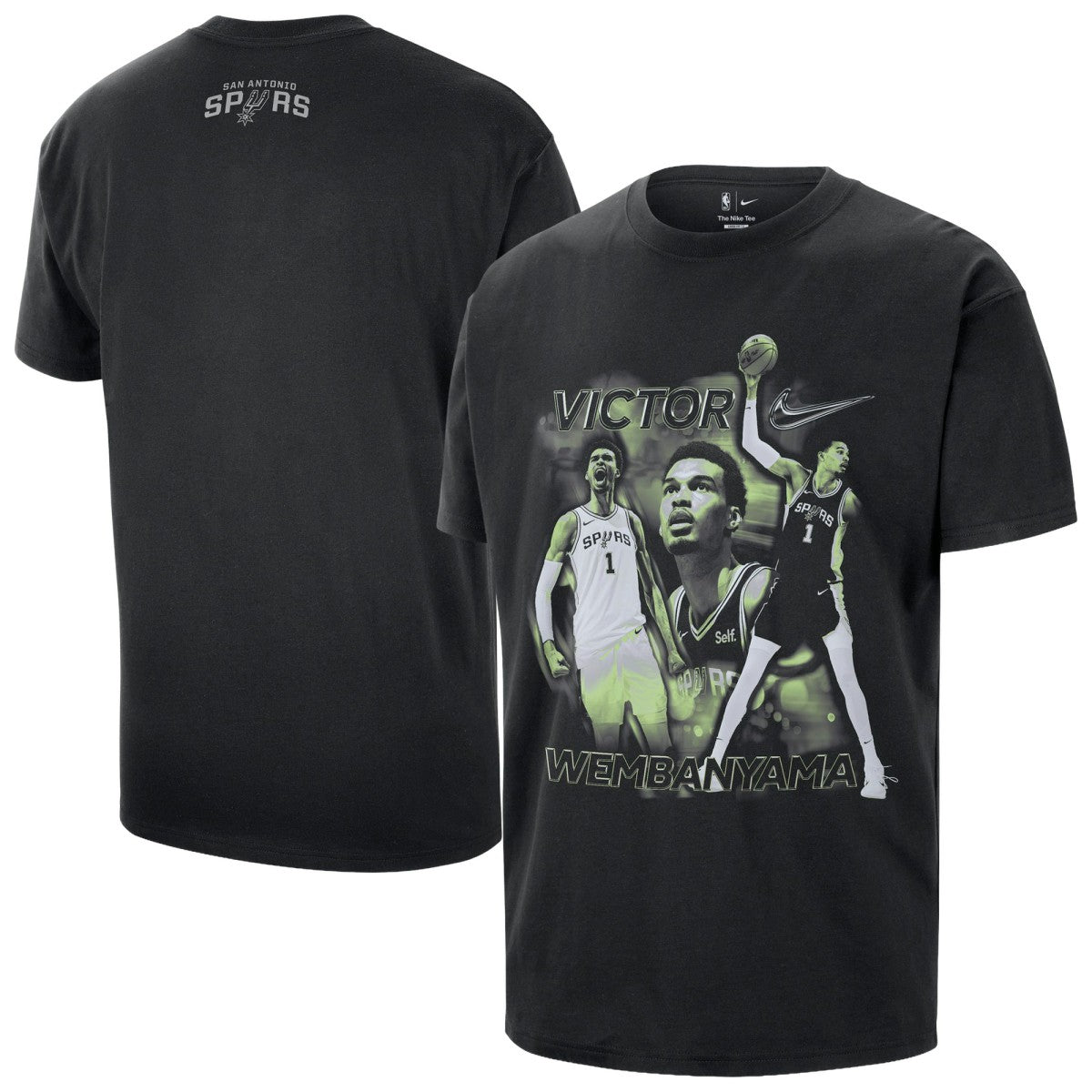 Victor Wembanyama San Antonio Spurs Unisex Athlete T-Shirt Black