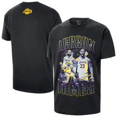LeBron James Los Angeles Lakers Unisex Athlete T-Shirt Black