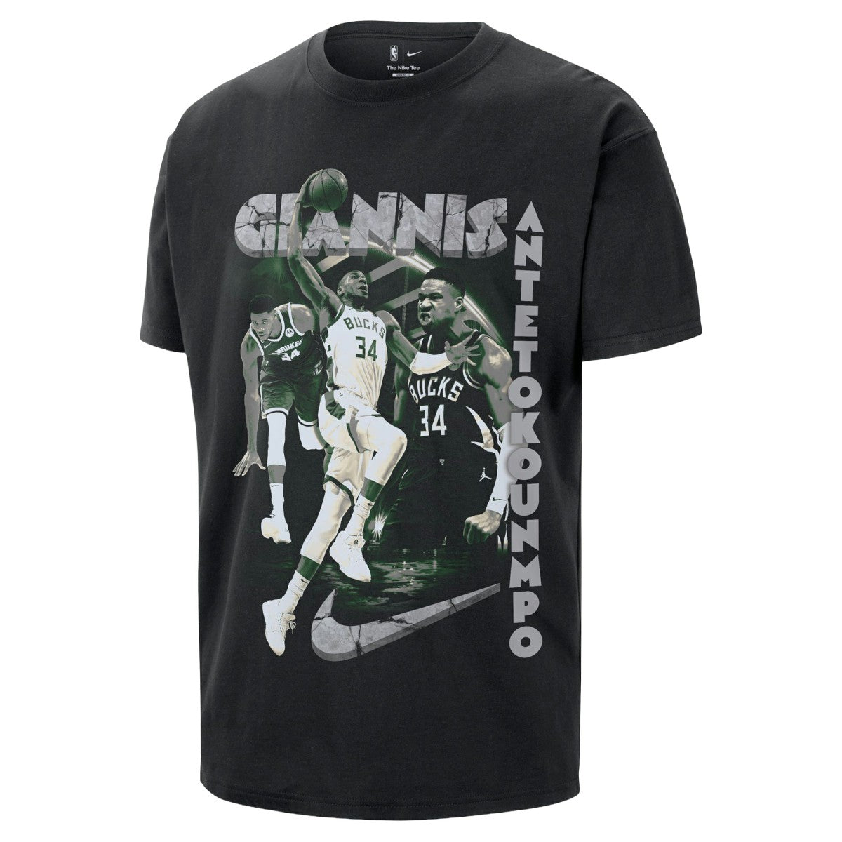 Giannis Antetokounmpo Milwaukee Bucks Unisex Athlete T-Shirt Black