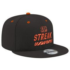 Cincinnati Bengals New Era STREAK Season Ticket Member 9FIFTY Snapback Hat Black