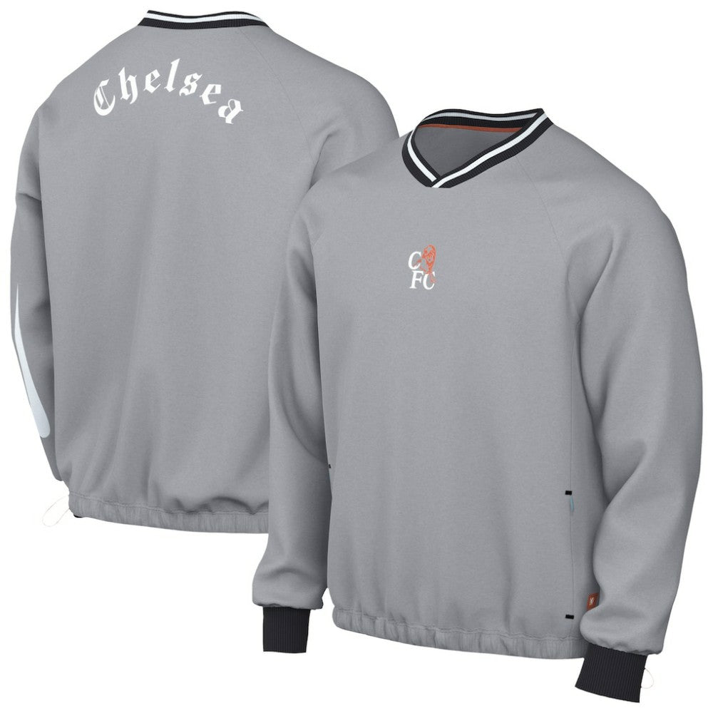 Chelsea 2025/26 Academy Shell Pullover Gray