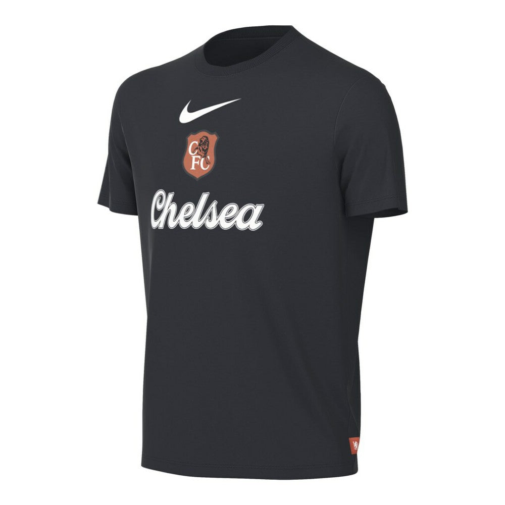 Chelsea Youth Crest T-Shirt Black