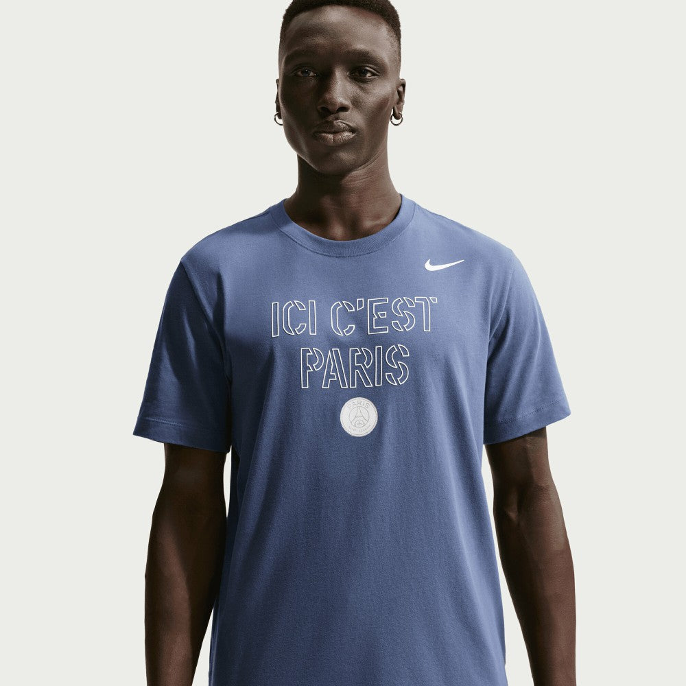 Paris Saint-Germain Men's Team Pride T-Shirt Blue