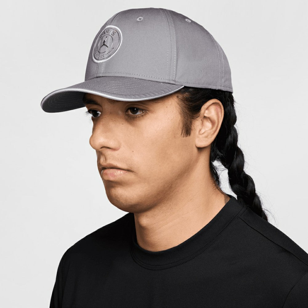 Paris Saint-Germain Jordan Brand Unisex Rise Flex Hat Gray
