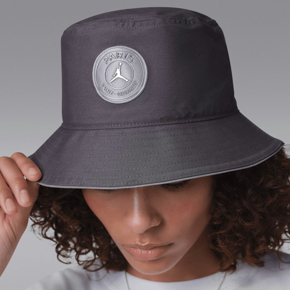 Paris Saint-Germain Jordan Brand Unisex Apex Bucket Hat Dark Grey