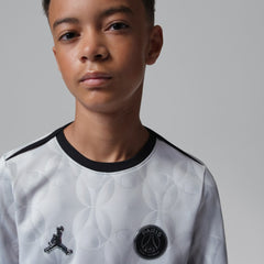 Paris Saint-Germain Jordan Brand Youth Long Sleeve Pre-Match Dri-FIT Top Gray