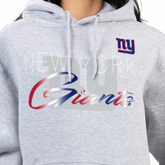 New York Giants G-III 4Her by Carl Banks Women's Shadow Logo Fleece Pullover Hoodie Gray