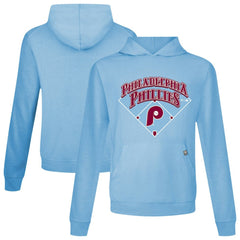 Philadelphia Phillies Levelwear Phantastic Relay Pullover Hoodie - Light Blue Hoodies