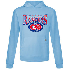 Texas Rangers Levelwear Lone Star Relay Pullover Hoodie - Light Blue Hoodies