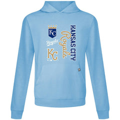 Kansas City Royals Levelwear Crown Relay Pullover Hoodie - Light Blue Hoodies