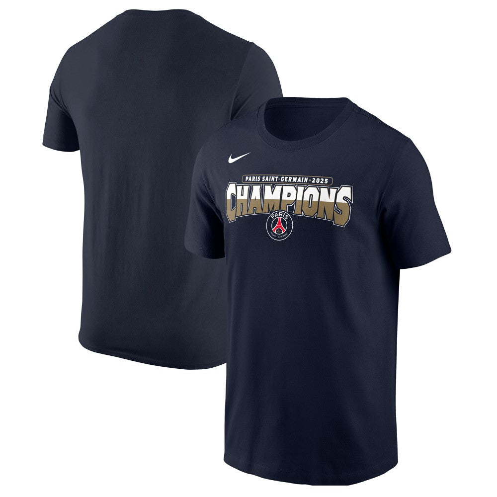 Paris Saint-Germain 2025 Champions League Winners Core T-Shirt Navy shop