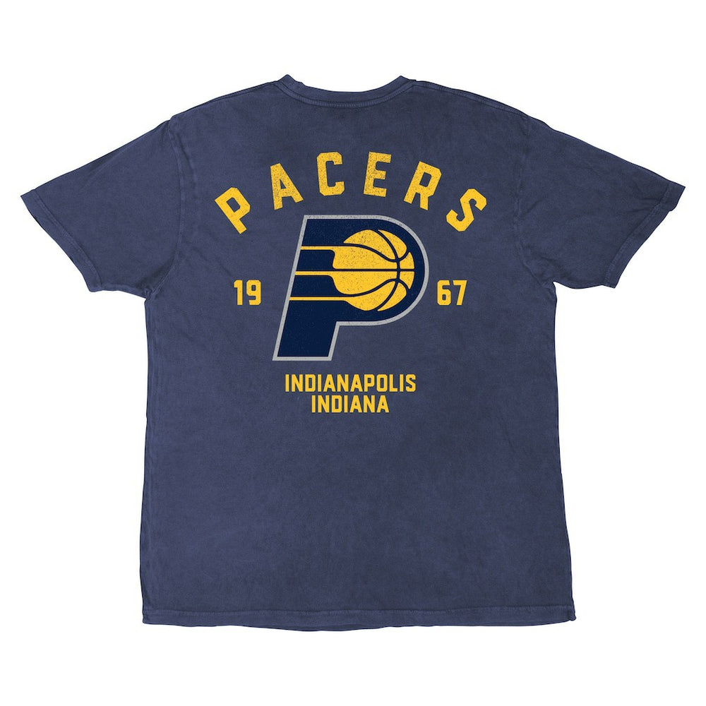 Indiana Pacers Stadium Essentials Unisex Oversized Vintage Wash T-Shirt Denim